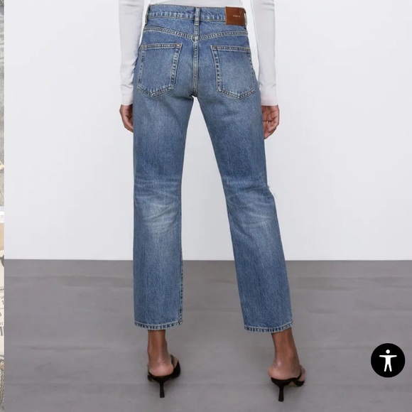 NWT Hugh Waisted Mum Jeans Zara - Picture 3 of 13